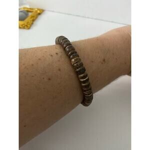 wood bead bracelet